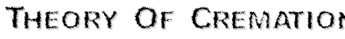 Theory of Cremation font